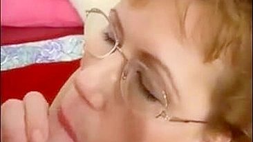 Mature Granny Amateur Blowjob & Masturbation Session