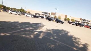 Chubby Amateur Masturbates in Public with Natural Big Tits