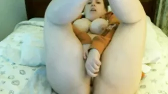 Amateur BBW Masturbates with Creamy Big Boobs & Busty Homemade Video