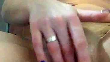 MILF Mom Skinny Wife Finger Pussy Rubs Clit Amateur Homemade