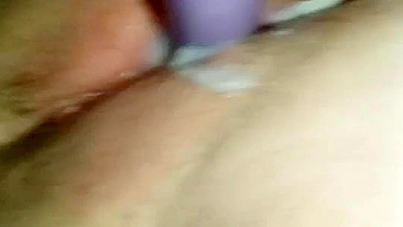 Amateur Selfie Masturbation with Creamy Pussy and Sex Toys