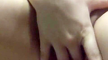 Amateur Brunette Cassie Masturbates with Big Boobs and Tits in Homemade Video