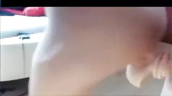 Skinny Teen Fucks Herself with Big Dildo in Homemade Masturbation Video!