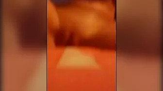 Amateur Blonde Masturbates with Shaved Pussy and Small Tits