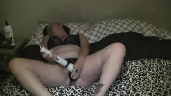 MILF Masturbates with Wand & Dildo  -BBW Orgasm Sex Toys