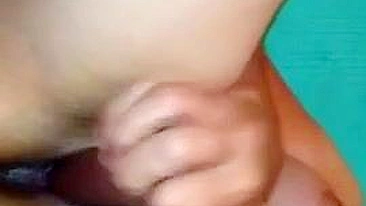 Amateur Black Dildo Masturbation - Homemade Sex Toys for Ultimate Pleasure