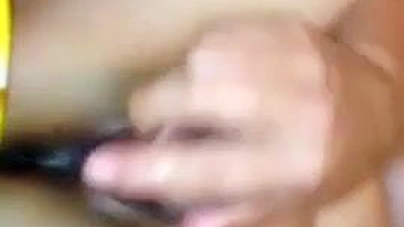 Amateur Black Dildo Masturbation - Homemade Sex Toys for Ultimate Pleasure