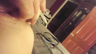 Submissive Girlfriend Homemade Masturbation with Finger Fucking and Hot Ass