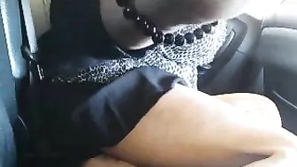 Masturbating MILF in Public with Sex Toys & Double Penetration