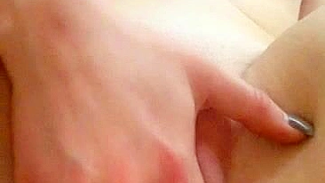 Blonde Amateur Creamy Pussy Squirts and Fingers Herself to Orgasmic Pleasure!