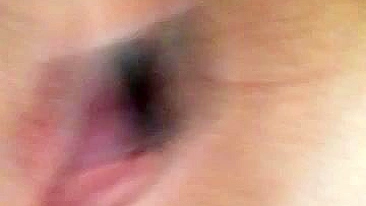 Amateur Squirts Tight Shaved Pussy in Homemade Masturbation Orgasm