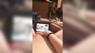 Amateur Lesbians Finger Each Other Pussies in Homemade Masturbation Video