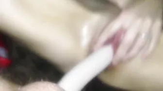 Girlfriends Share Dildos in Homemade Masturbation Session