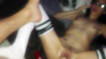 Girlfriends Share Dildos in Homemade Masturbation Session