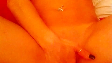 MILF Wife Amateur Fingering & Masturbation with Small Tits and Skinny Body