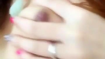 Asian Selfie Squirts Amateur Creaming Pussy with Hairy Fingers