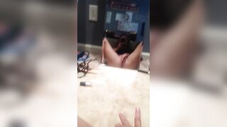 Mirror Selfie Masturbation - Amateur College Girl Fingering Fun