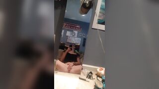 Mirror Selfie Masturbation - Amateur College Girl Fingering Fun