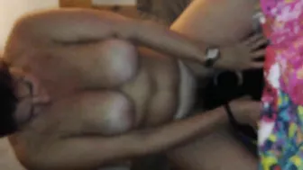 MILF Masturbates with Black Dildo in Homemade Sex Toy Video