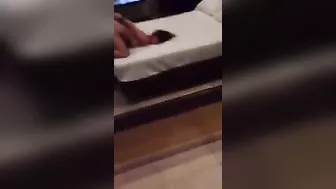 MILF Masturbates in Shower while Tied up & Moans during Doggy Style Sex