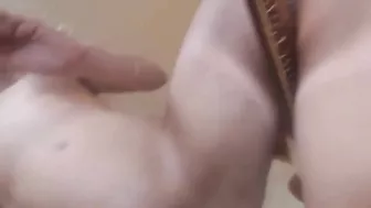 Small Tits Teen Rides Dildo for Mindblowing Orgasm  -Masturbation