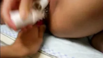 Japanese Sub Slut Anal DP Orgasm w/ Toy & Ass Fisting