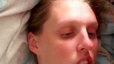 MILF Masturbates and Cums on Wife Face in Homemade Amateur Video!