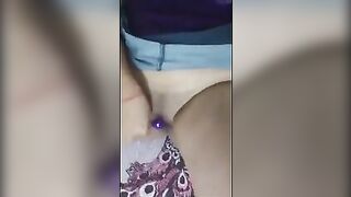 Mexican Latina Girlfriend Masturbates with Dildo and Cums on her Face - Amateur Homemade Sex