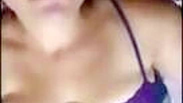 Mexican Latina Girlfriend Masturbates with Dildo and Cums on her Face - Amateur Homemade Sex