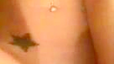 Blonde Babe Selfie Masturbation Pt. 2 / Big Boobs & Fingering