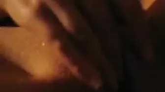 Blonde Busty Girlfriend Masturbates with Big Boobs and Wet Pussy