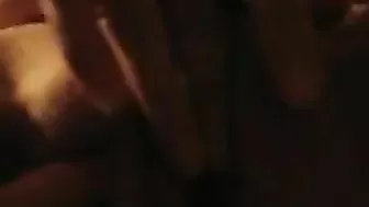 Blonde Busty Girlfriend Masturbates with Big Boobs and Wet Pussy