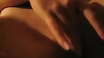 Blonde Busty Girlfriend Masturbates with Big Boobs and Wet Pussy