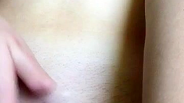 Brunette Babe Selfie Masturbation with Big Boobs and Fingering