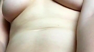 Brunette Babe Selfie Masturbation with Big Boobs and Fingering