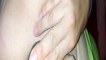 MILF Masturbates with Cucumber & Dildo in Homemade Porn!