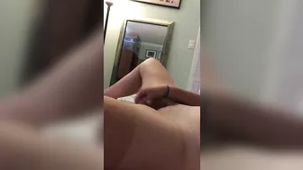 Amateur Masturbates with Dildo & Squirts in Homemade Orgasmic Sex Toy Video