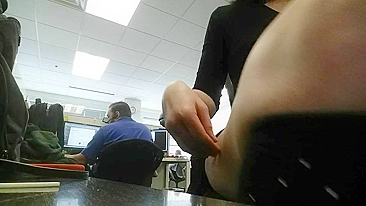 Masturbating at Work - A Public Exhibition in the Office