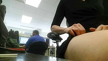 Masturbating at Work - A Public Exhibition in the Office