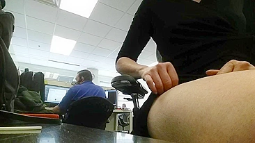 Masturbating at Work - A Public Exhibition in the Office