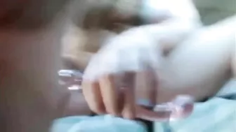 Masturbating Chubby Teen with Huge Tits in Public - Amateur BBW Porn