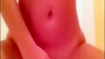 Cowgirl Masturbates with Big Dildo & Cums Loudly - Amateur Homemade Sex