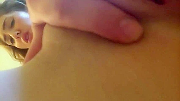 Masturbating College Brunette Fingered Amateur Teen Selfie