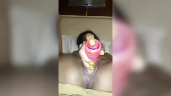 Latina Masturbates with Dildo and Squirts Wet Pussy in Homemade Video