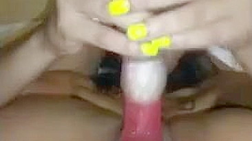 Latina Masturbates with Dildo and Squirts Wet Pussy in Homemade Video