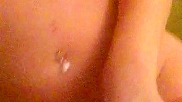 Blonde Babe Selfie Masturbation Pt. 1 / Big Boobs & Fingering