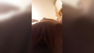 Emo Cowgirl Huge Dildo Ride w/ Selfies & Masturbation