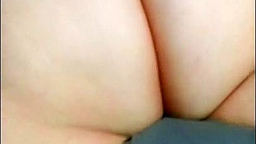Chubby Girl Homemade Masturbation Session with Big Ass and Pillow