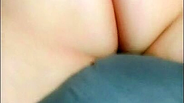 Chubby Girl Homemade Masturbation Session with Big Ass and Pillow