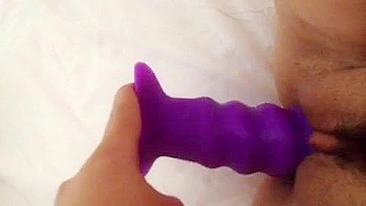 MILF Wife Amateur Masturbation with Dildo and Sex Toys